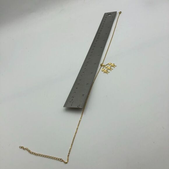 18K Gold Plated Girls Daughters Charm Women's Necklace Waterproof Non Tarnishing - Picture 8 of 11